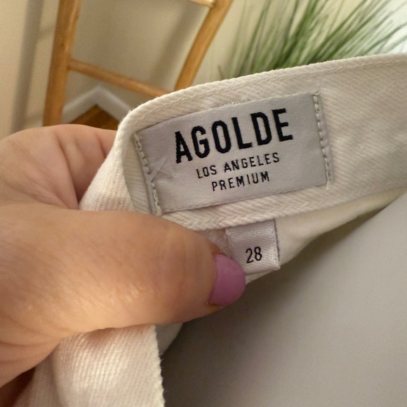 AGOLDE QUINN HI RISE SKIRT WHITE 28 - Picture 9 of 10